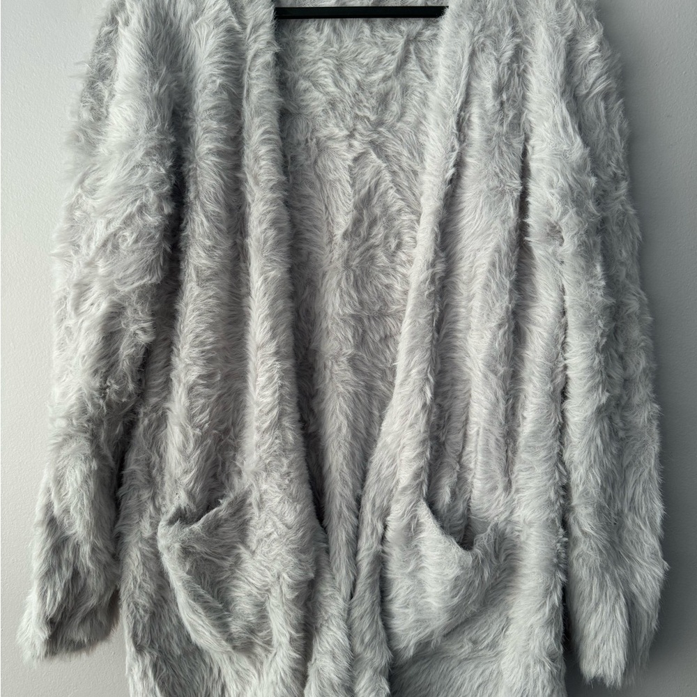 Cozy Light Lavender Free People Cardigan